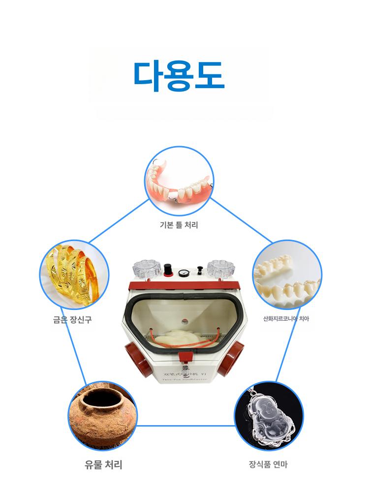 테이블 샌드블라스터 모래분사기 블라스팅 샌딩기 공압 연삭기 샌드블라스트 샌딩건 - 상세 이미지 5