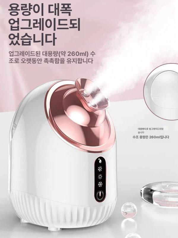 보습 스팀기 얼굴 모발 페이셜 모공 듀얼 스티머 페이스 미스트 분무 미용기 분사기 - 상세 이미지 5
