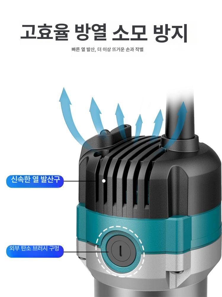 목공용 전기 루터기 홈파기 밀링 라운딩 비트 목재가공 베이스 절삭공구 - 상세 이미지 5