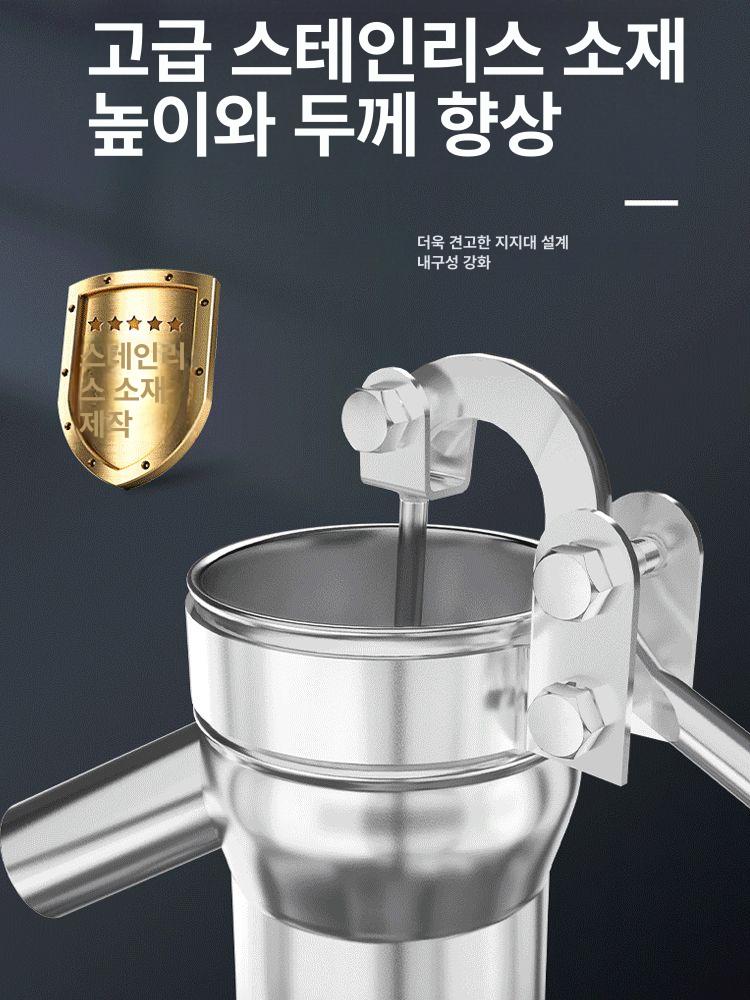 스텐 우물펌프 급수용 정원 헤드 지렛대 간이 지하수 수동펌프 호스 가정용 연못 - 상세 이미지 3