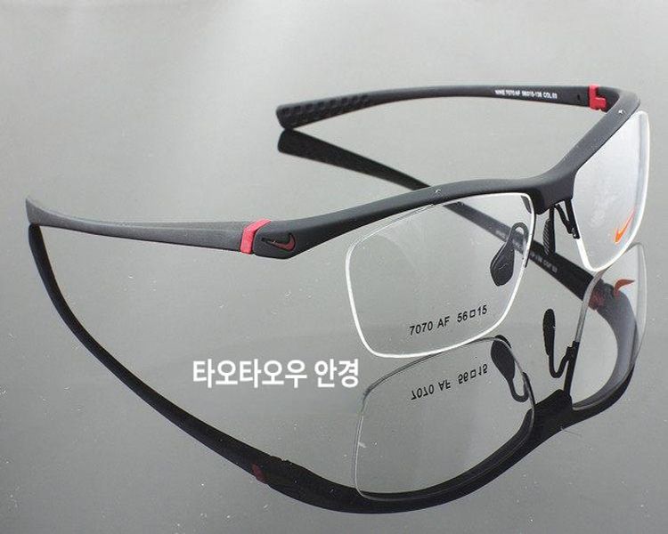 가벼운 스포츠 안경테 무테 탈부착 고글 초경량 조깅 사이클 - 상세 이미지 3