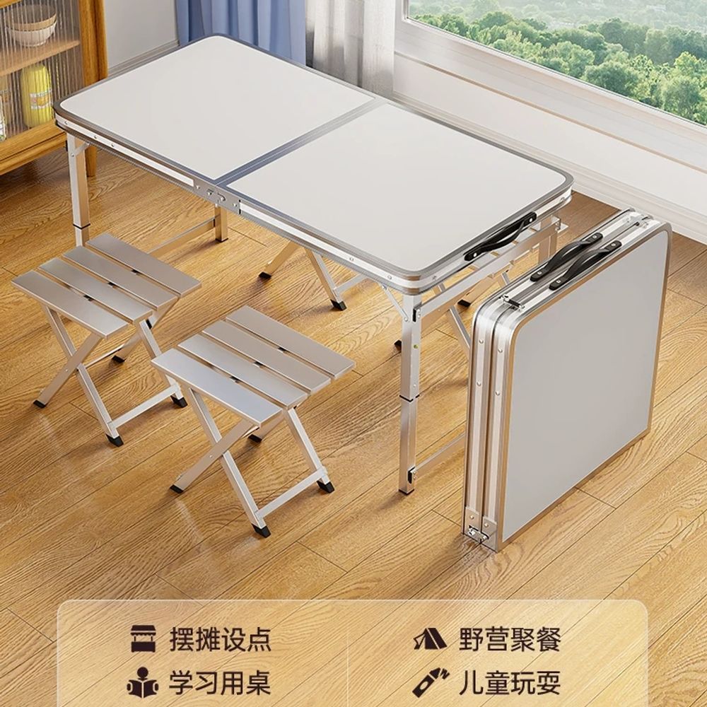 폴딩 야외테이블 알루미늄 야외용 탁자 포차 베란다 다용도 알미늄 펜션 간이 캠핑용 - 상세 이미지 2