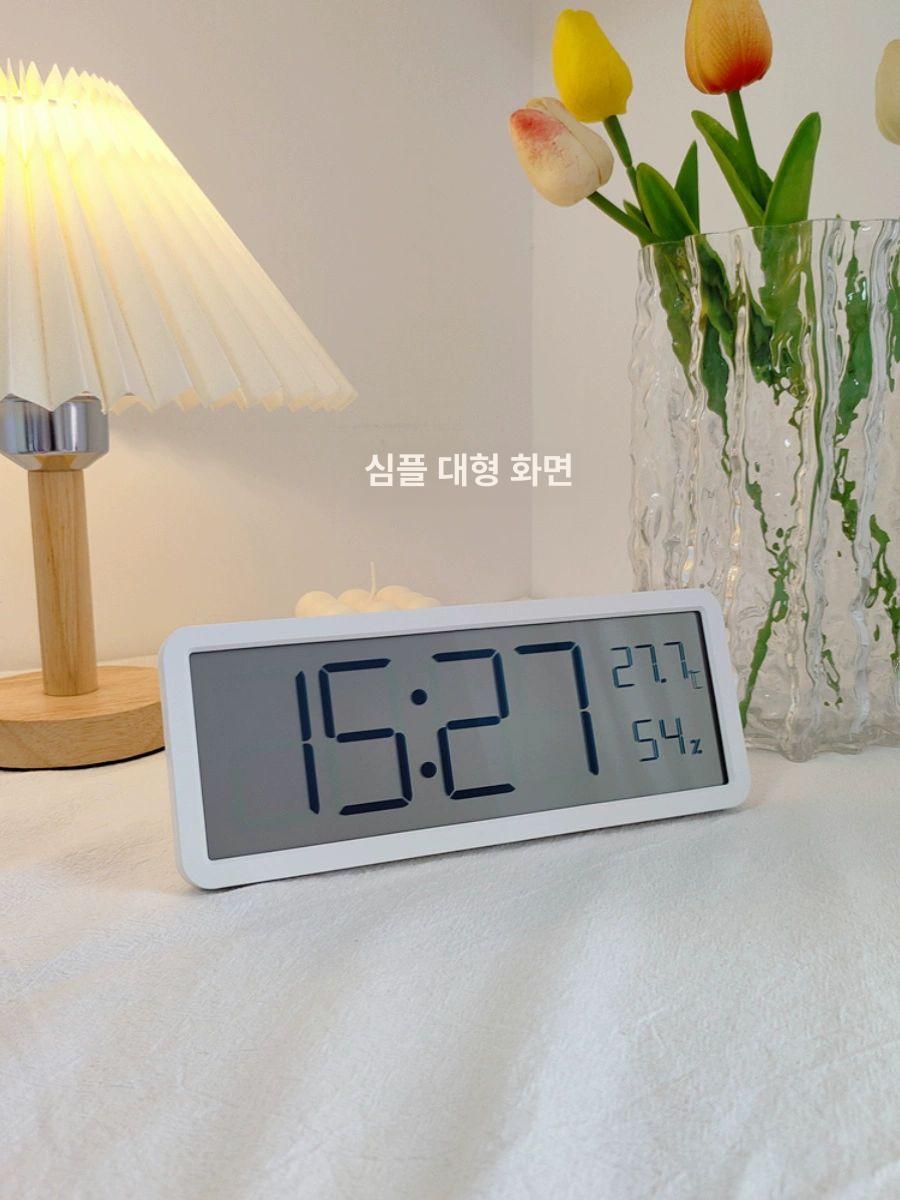 20cm 자석 냉장고시계 인테리어 무선 망사 거실 시계 마그네트 대형 여행 마그넷 마루 - 상세 이미지 4