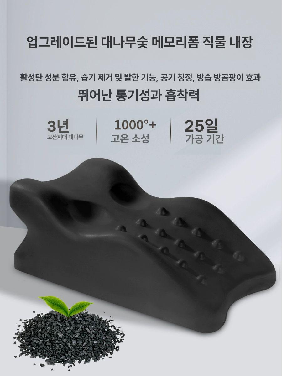 망막베개 엎드려자는 허리쿠션 베게 등쿠션 침대 다크 싱글 다리베개 허리배개 - 상세 이미지 3