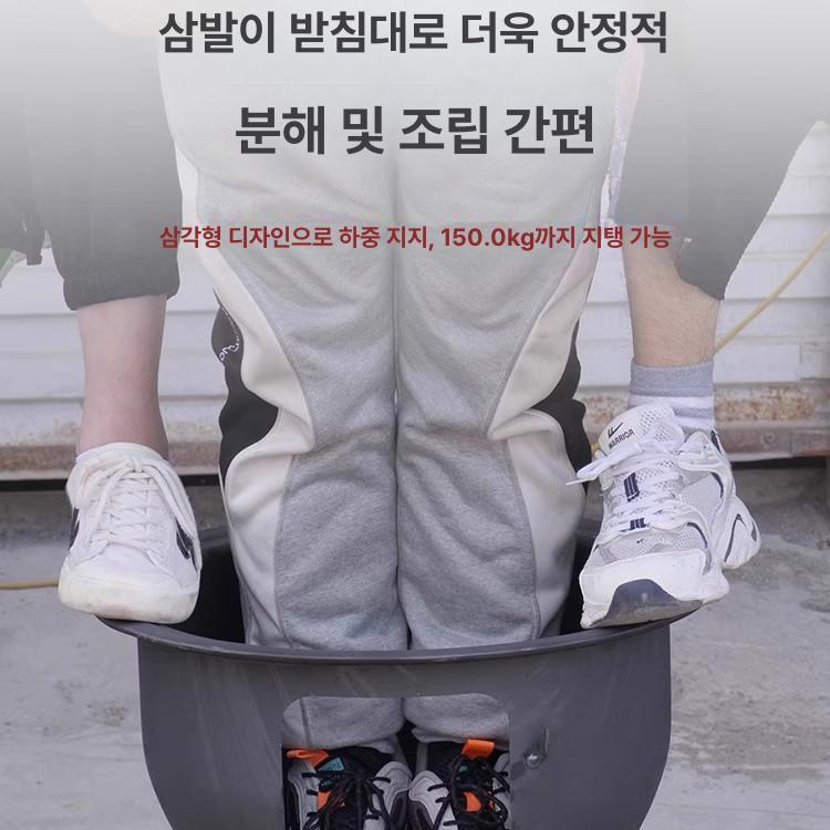 화목 아궁이 야외용 숯불 가정용 주물 연통 화로대 요리 전통 원형 무쇠솥 가마솥화덕 - 상세 이미지 3
