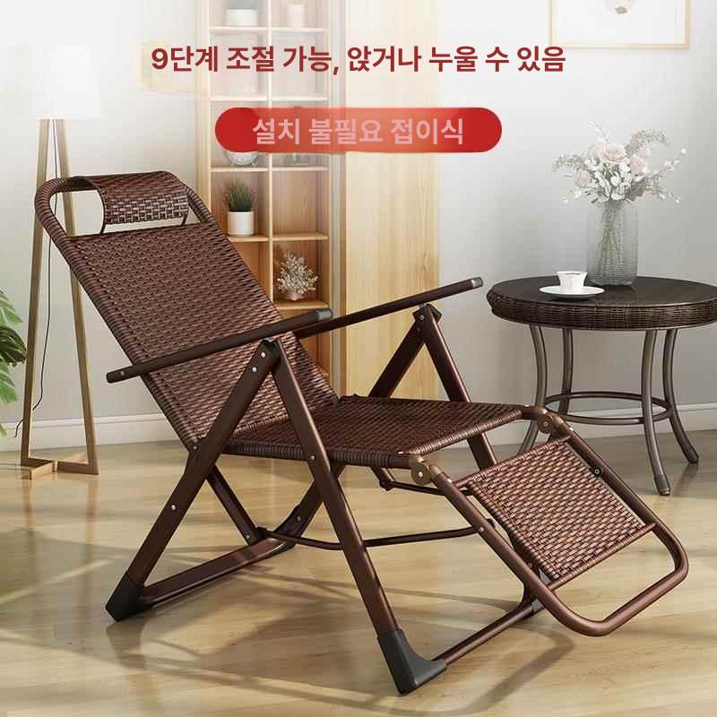 대형 캠핑의자침대 접이식 아웃팅 설계 인체공학적 야전침대 간이 캠핑침대의자 - 상세 이미지 2