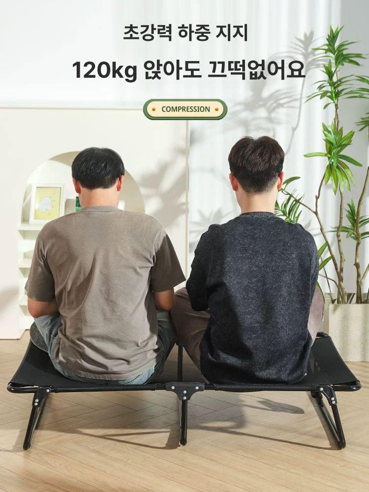 대형견 침대 접이식 야외 캠핑 메시 통풍 애완견 휴대용 슬링 해먹 - 상세 이미지 3
