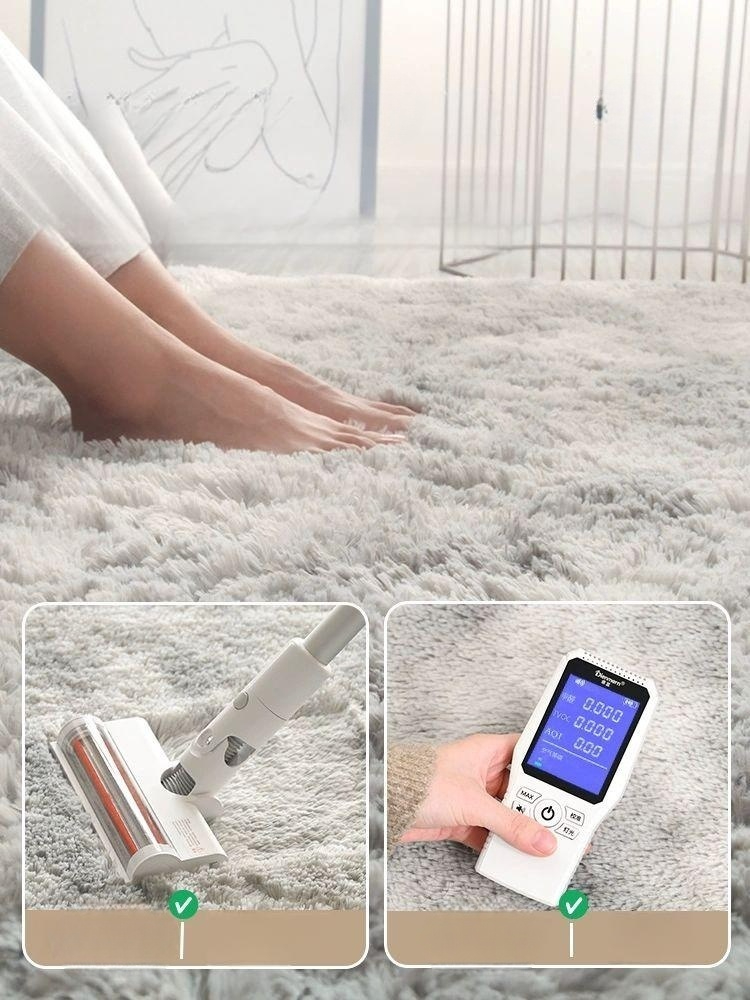 잔디러그 디자인 베란다 카페트매트 초록색 거실 침실 자취방 그레이 - 상세 이미지 3