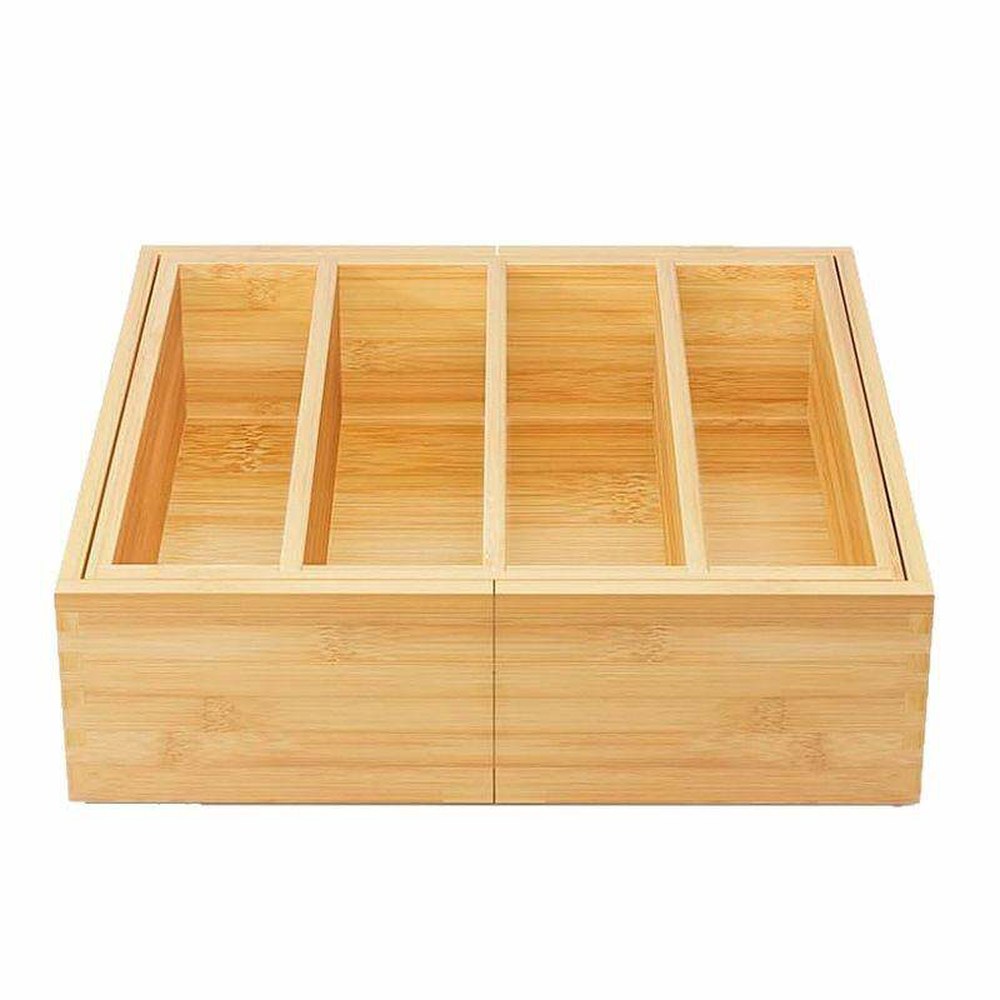 카빈 내부의 키이스홈 블랙 가능한 Bla 서랍식 홀더 정리함 대나무 팬트리용 대나무 26 9 30cm - 상세 이미지 2