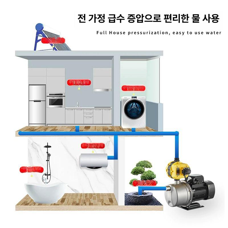 농업용 고압 부스터펌프 스테인리스 배수 모터펌프 물공급 산업용 - 상세 이미지 3