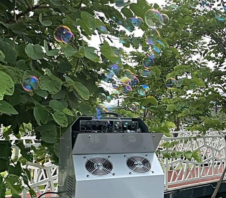 버블머신 대형 자동 거품 분사기 파티 행사 결혼식 야외 공연용 이벤트 효과 장비 - 상품 이미지