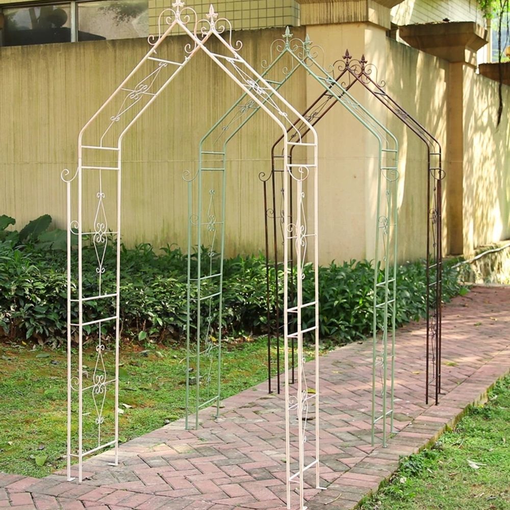 철제 정원울타리 빈티지 텃밭 가드닝 야외 경계 가든펜스 넝쿨지지대 가든꾸미기 - 상세 이미지 2