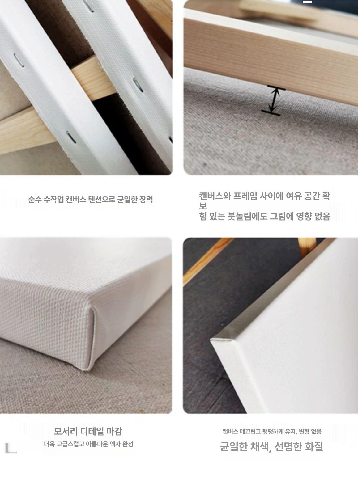 유화물감 그리기 세트 알루미늄 액자 명화 감상용 미술용품 홈데코 전시 미니어처 - 상세 이미지 4