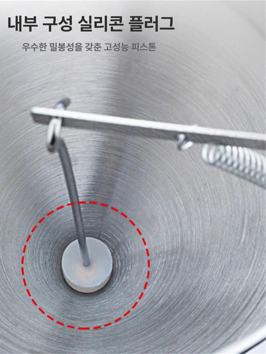 스텐 짤주머니 반죽디스펜서 반죽통 타코야키 잼 스테인레스 소형 소분기 깔때기 대형 - 상세 이미지 3
