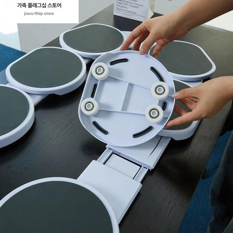 촬영 턴테이블 회전판 상품 촬영대 360도 회전 전시 디스플레이 스튜디오 라이트박스 - 상세 이미지 4