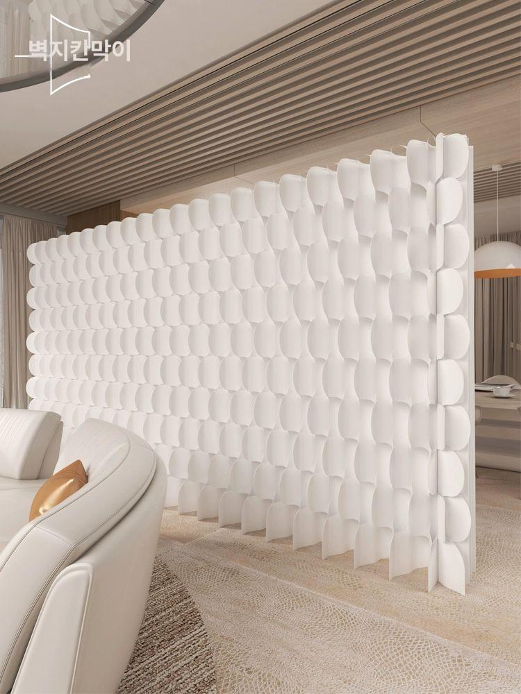 가림막 종이파티션 사무실 칸막이 박람회 가벽 공간분리 병풍 스크린 전시회 - 상세 이미지 2