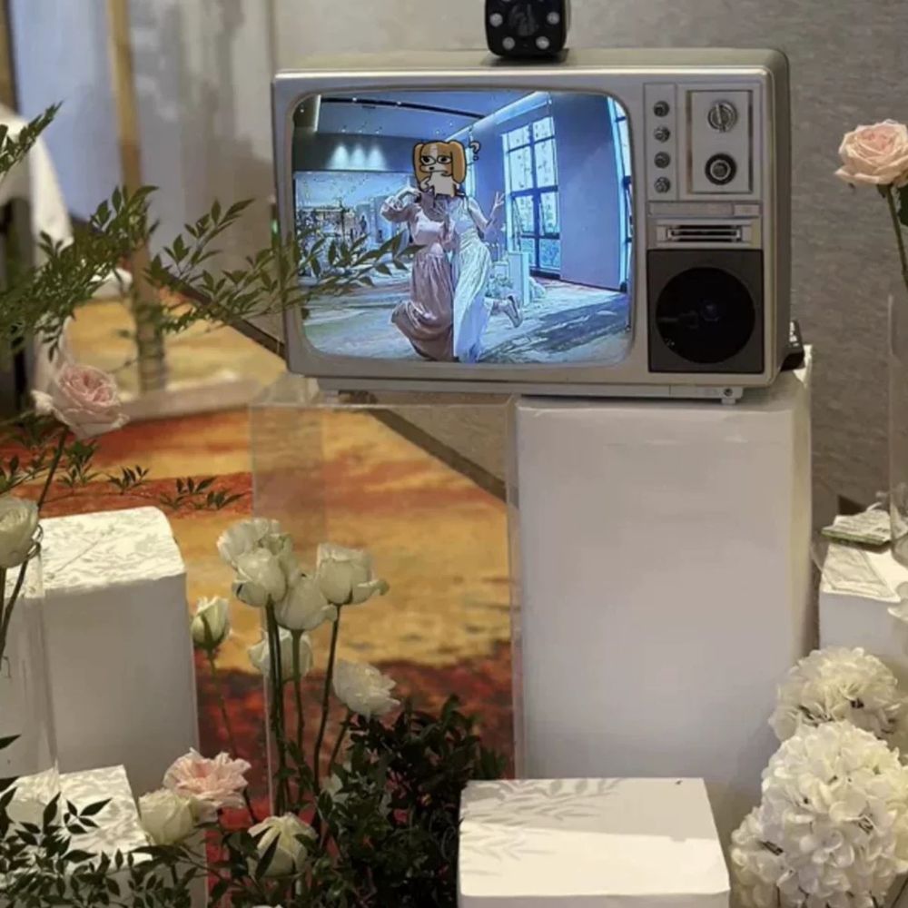카페 옛날tv 촬영소품 장식 포토존 감성 아날로그 빈티지소품 레트로티비 복고풍 - 상세 이미지 5