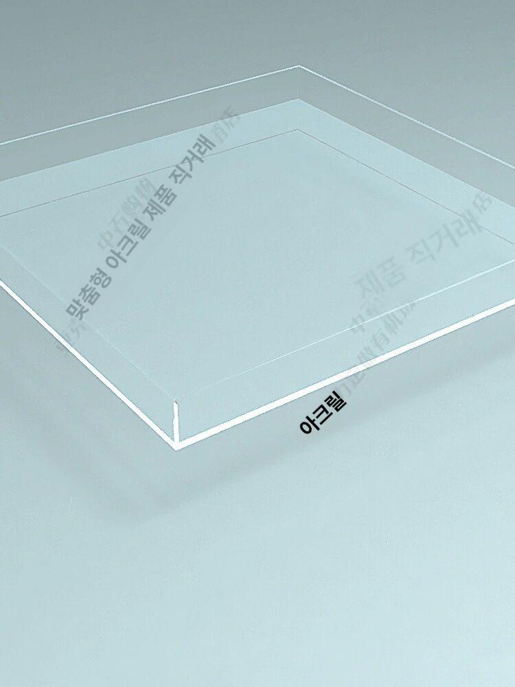얕은수조 촬영소품수조 투명 제품촬영 사각 특수 스튜디오 사진 촬영용 얕은탱크 연출 - 상세 이미지 4