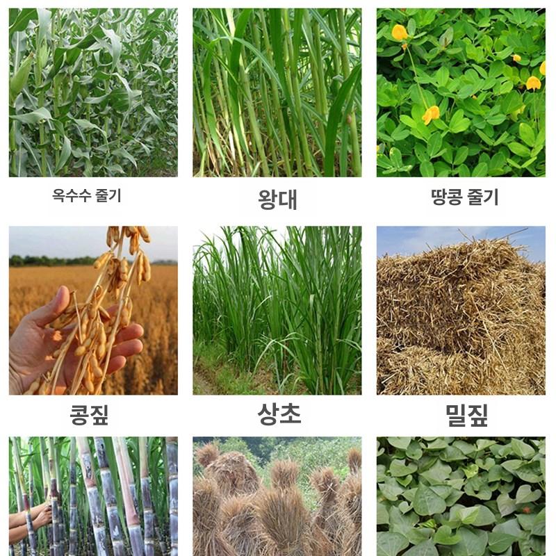 가솔린 엔진 잔가지 파쇄기 고추대 건초 절단기 과수원 사료 나뭇가지 톱밥 낙엽 처리 - 상세 이미지 4