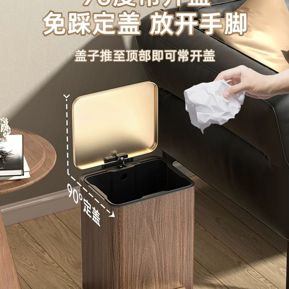 대리석 쓰레기통 유럽식 거실 호텔 주방 카페 고급 로비 인테리어 업소용 욕실 뚜껑 - 상세 이미지 5