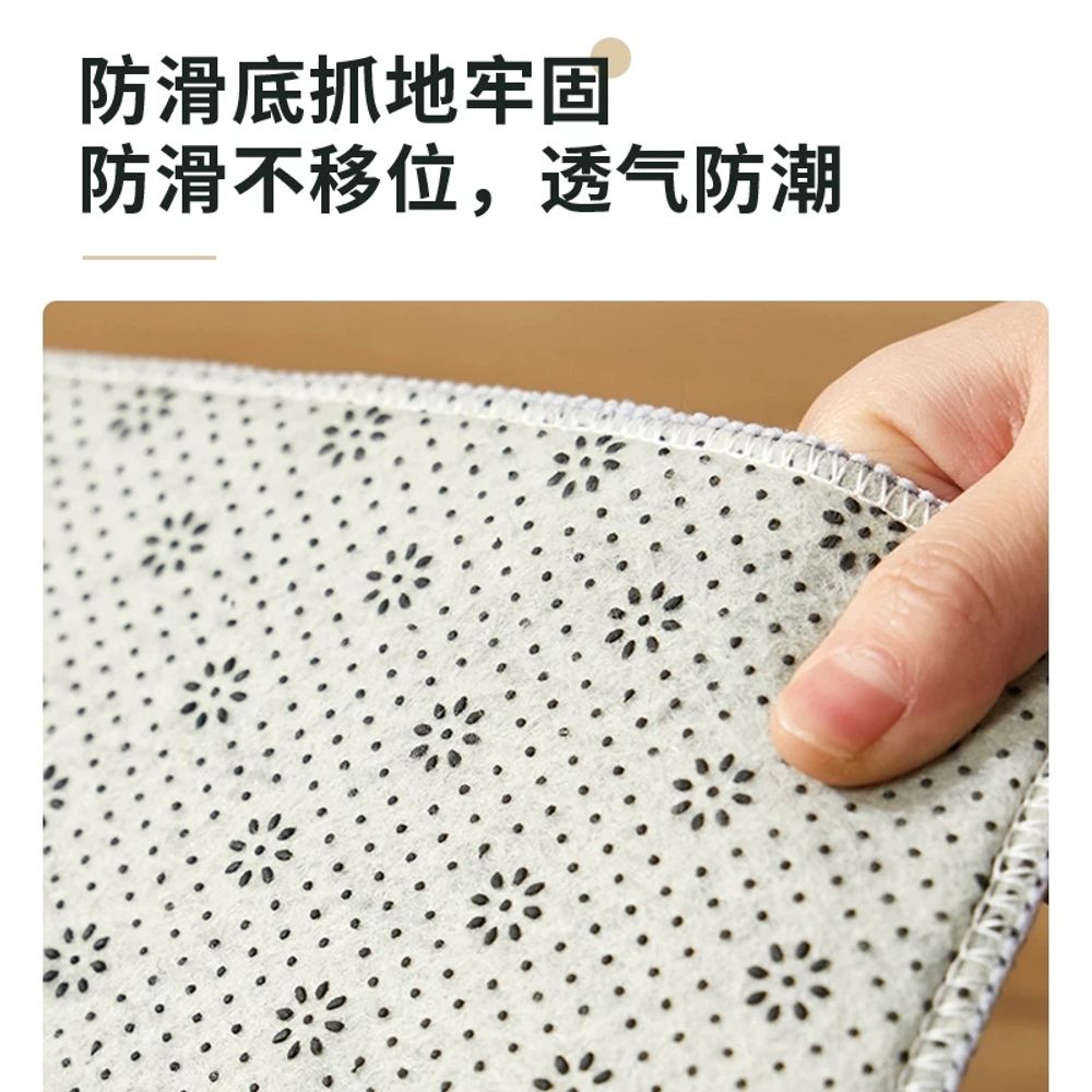 pvc 주방 씽크대 확장형 부엌 북유럽 바닥매트 발판 욕실 특대 미끄럼방지 - 상세 이미지 4