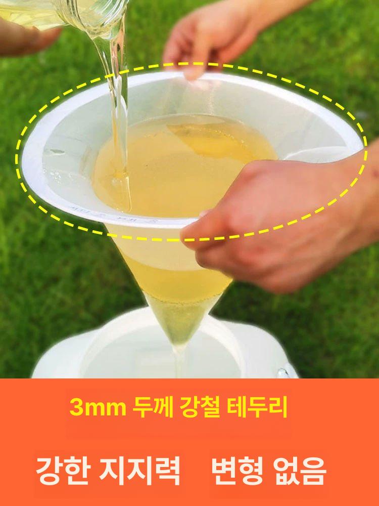 초미세 나일론 깔때기망 꿀차 여과기 채반 필터망 형광 메시 거름망 체 - 상세 이미지 3