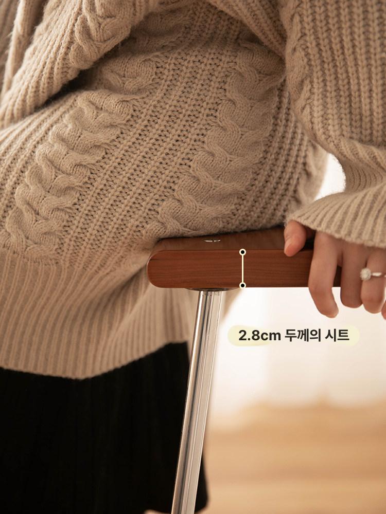바 스툴 등받이 높이조절 주방 카운터 의자 모던 디자인 식탁 아일랜드 인테리어 - 상세 이미지 5