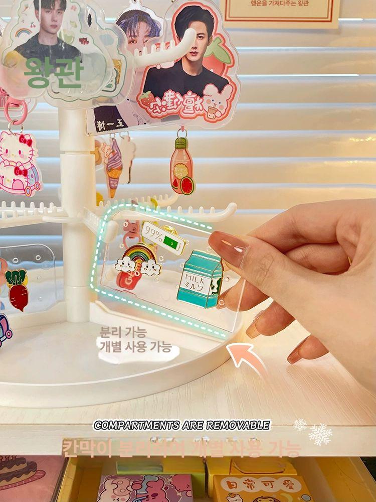 액세서리 키링진열대 전시대 악세사리 팔찌 소품 보관 다용도 매장용 매대 행거 - 상세 이미지 4