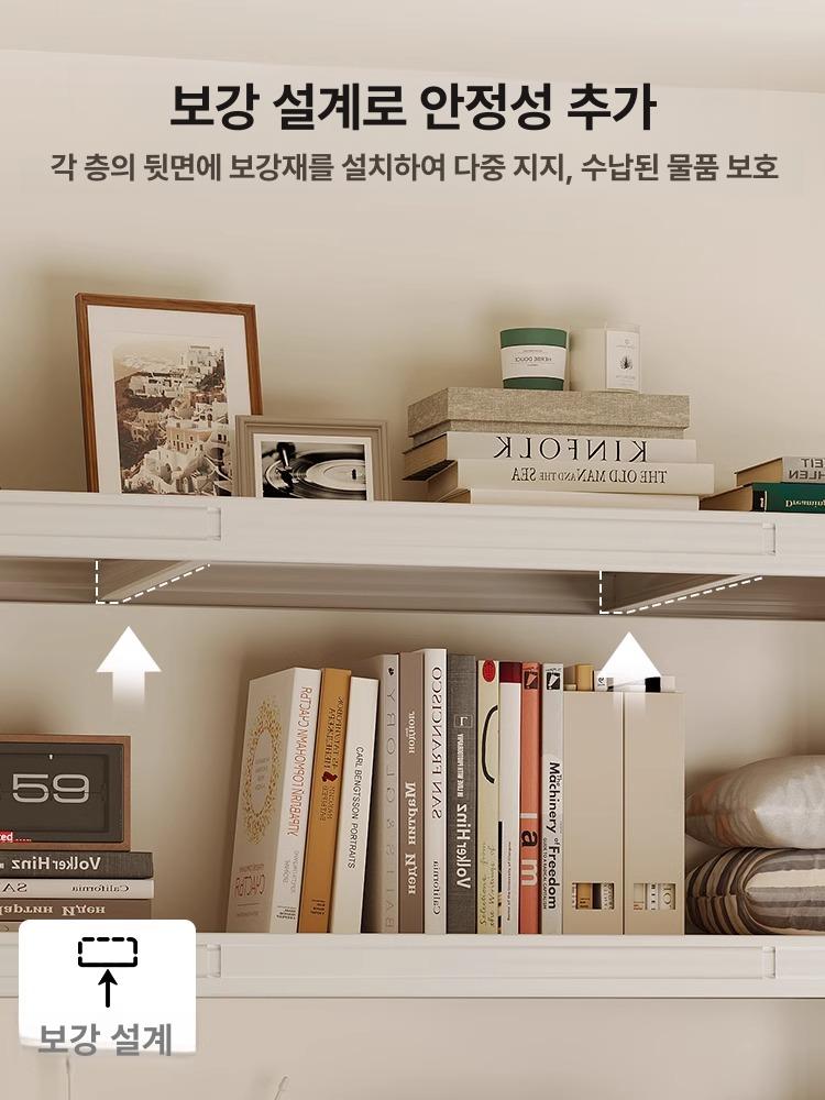 틈새 수납장 로봇청소기 보관함 거실 협탁 현대식 선반 인테리어 바퀴달린 사이드 테이블 - 상세 이미지 4
