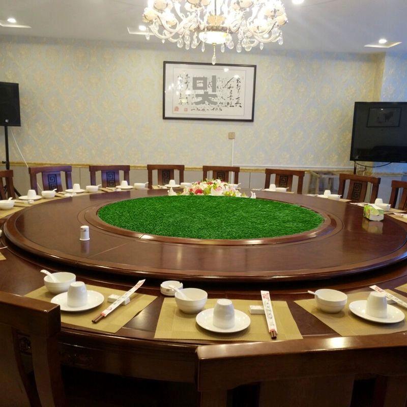 대형 원형 인조잔디 테라스 매트 인테리어 배경 카페 잔디볼 장식 조경 초록 녹색 둥근 - 상세 이미지 2