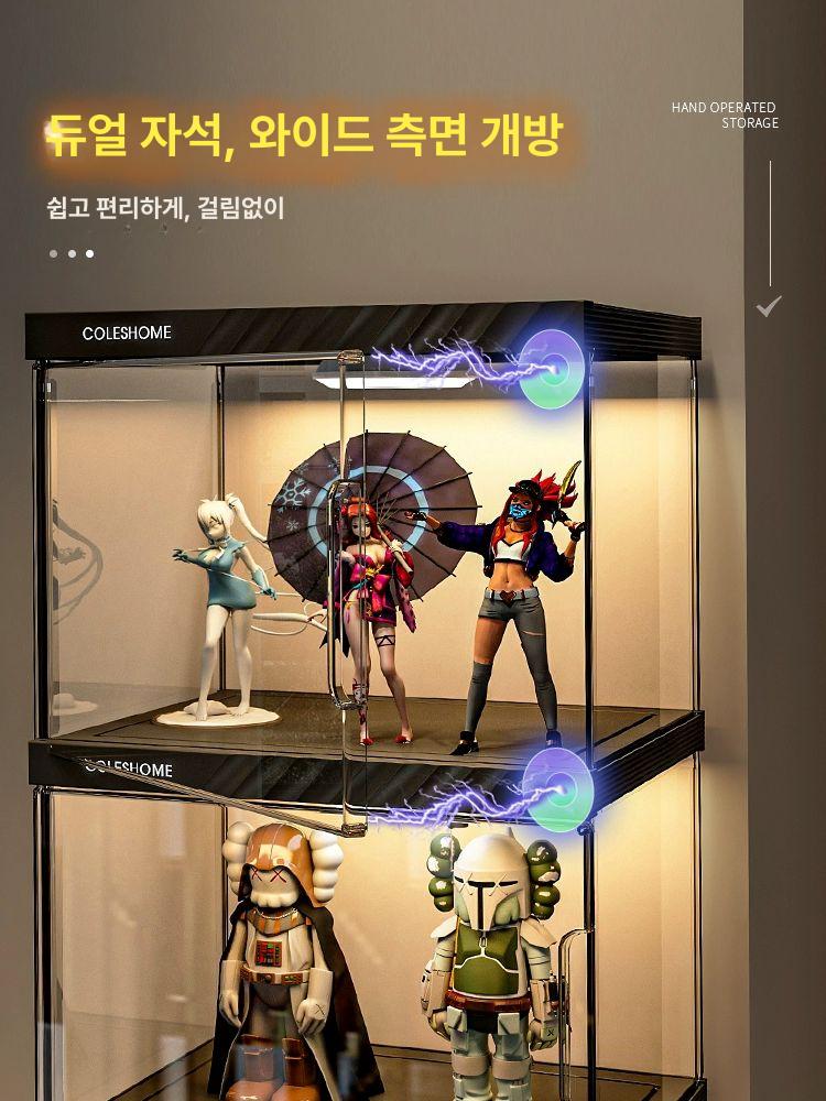 레고 장식장 아크릴 투명 수집 피규어 진열 케이스 보관함 아크릴케이스 - 상세 이미지 3