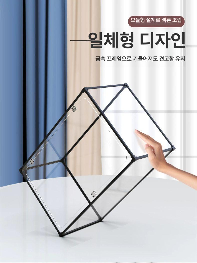 투명 아크릴 피규어 진열 케이스 대형 건담 모형 컬렉션 보관함 선반 - 상세 이미지 2