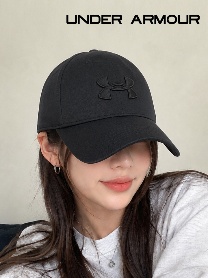 언더아머 모자 블리칭 볼캡 블랙 1376700-002 - 상세 이미지 4