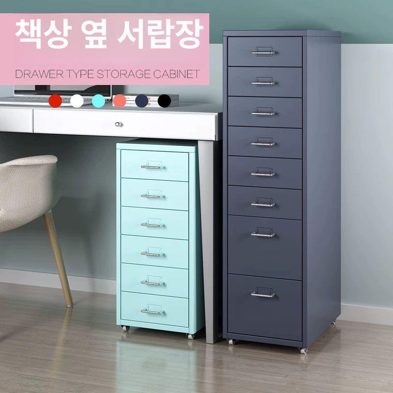 원룸 소형 침실 서랍장 거실 패브릭 수납함 침대옆 조립식 보조 정리장 - 상세 이미지 3