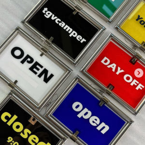 오픈클로즈 도어사인 영업중 안내판 OPEN CLOSED 매장 문패 표지판 솔직 후기 | 실제 배치 사진 포함 - 상품 이미지 1