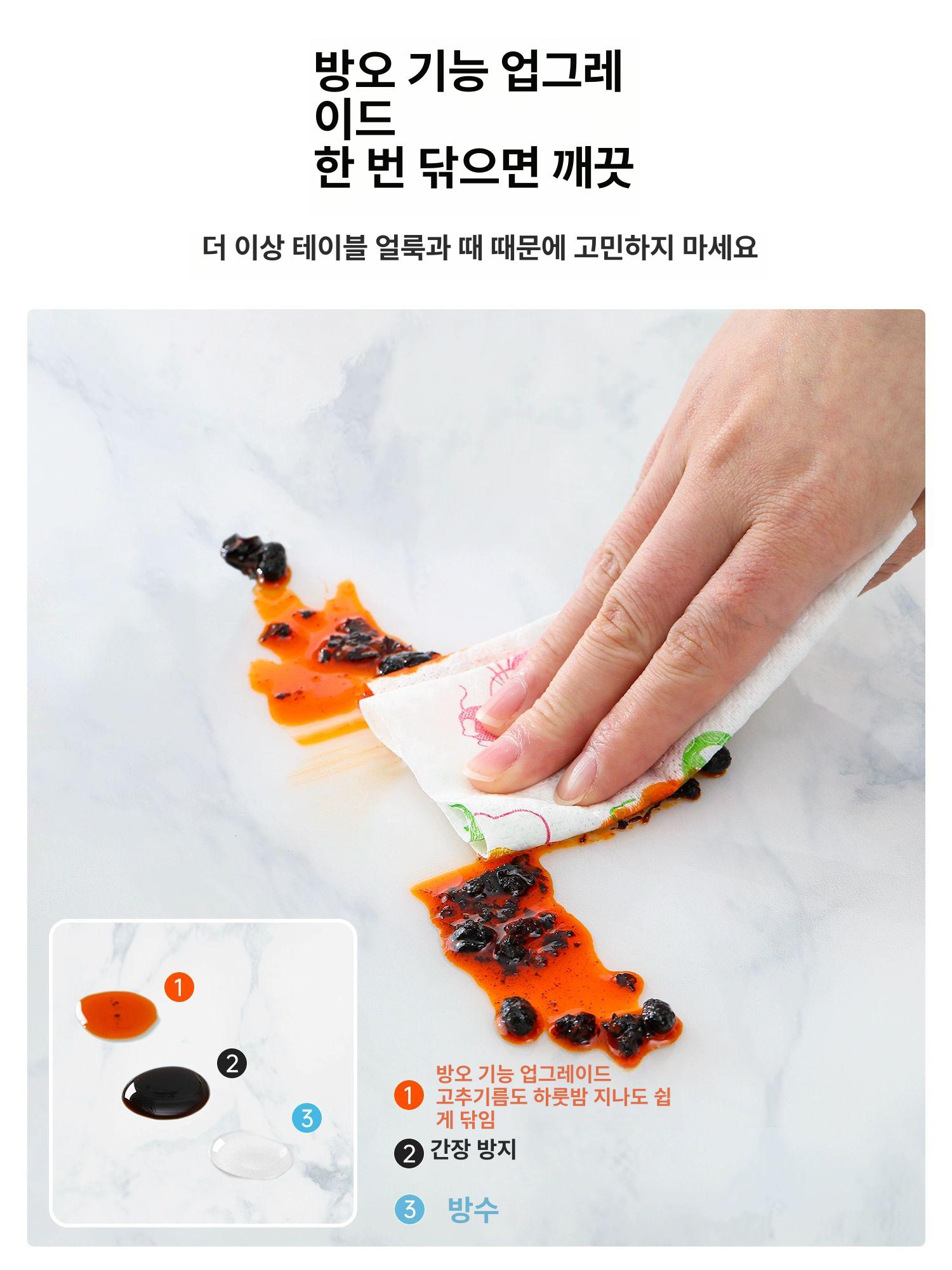 pvc 캠핑식탁보 행사용테이블보 방수테이블보 비닐 식탁덮개 정사각형식탁보 - 상세 이미지 3