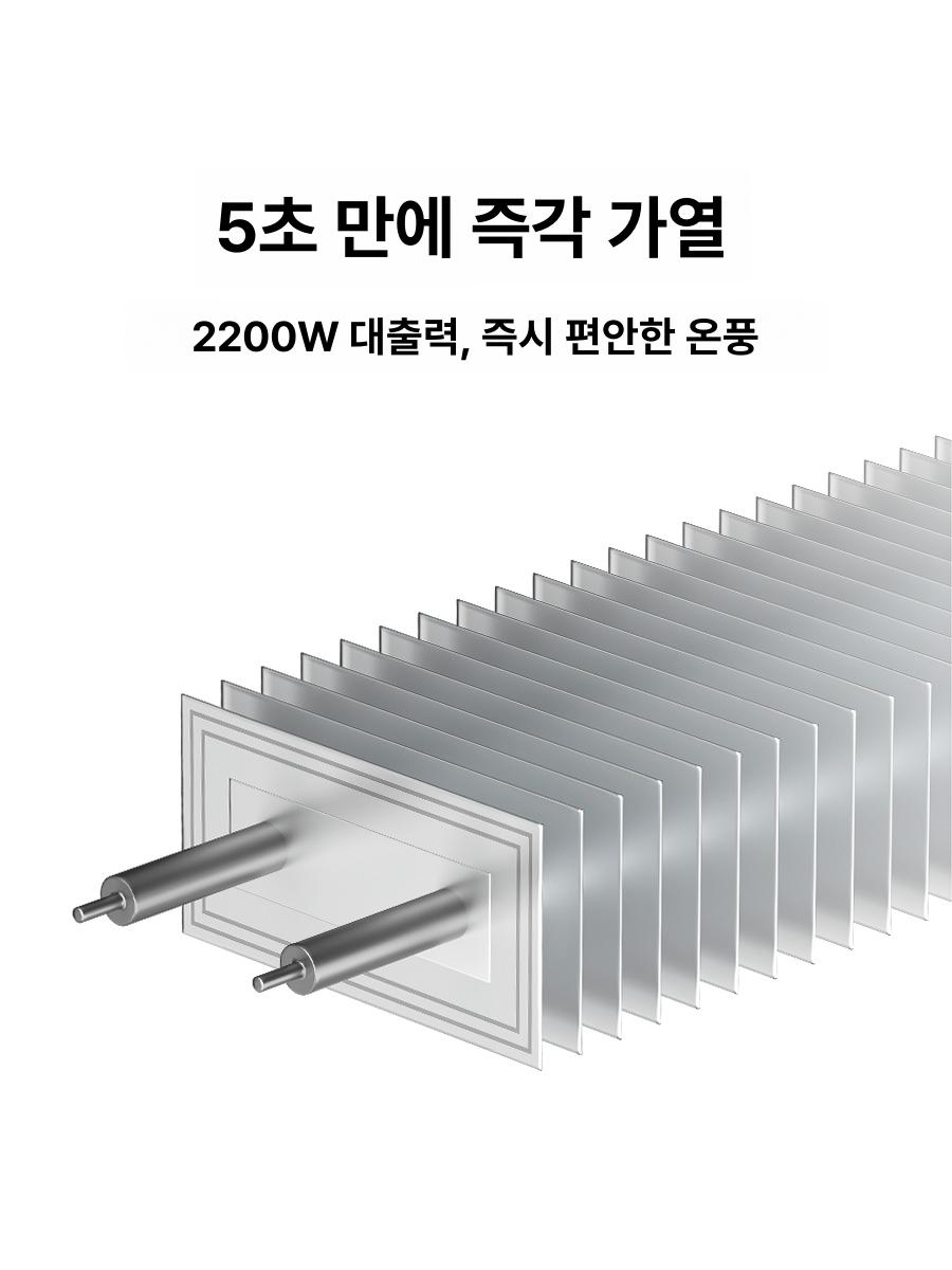 온열 베이스보드 난방기 가습 슬림형 그래핀 히터 전기 난로 겨울 실내 난방용 - 상세 이미지 4