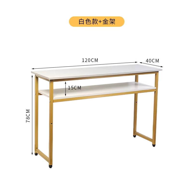 네일아트 시술대 샵 매장 데스크 매니큐어 네일 작업대 120cm - 상세 이미지 2