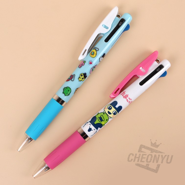 다마고치 볼펜 3색 제트스트림 0.5mm 삼색 귀여운 볼펜선물 - 상세 이미지 2