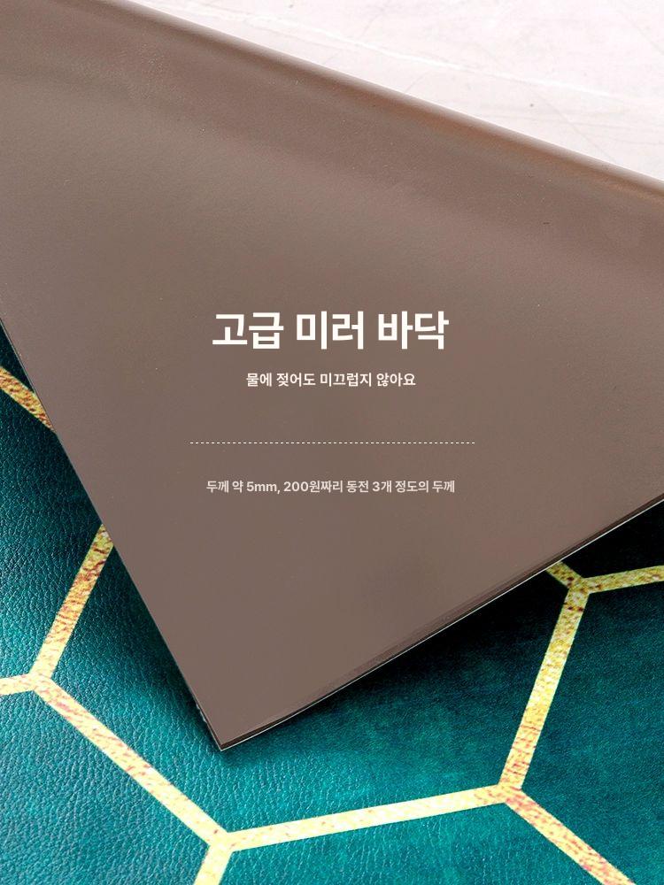 방수 주방 발매트 두꺼운 미끄럼방지 특대 화장실 부엌 쿠션 현관 - 상세 이미지 5