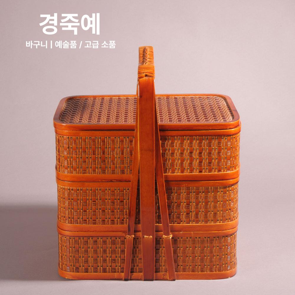 대나무 일식 도시락 찬합 초밥 피크닉 소풍 야외 나들이 점심 벤또 식사 용기 - 상세 이미지 3