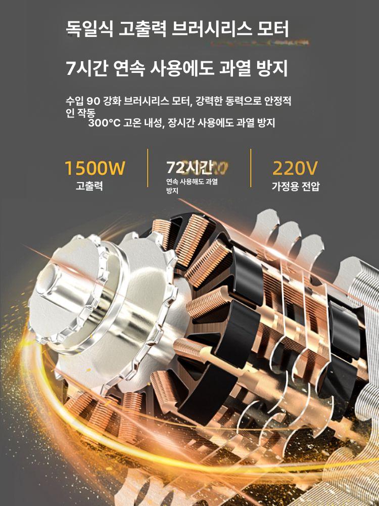 사료 분쇄기 볏짚 절단기 건초 파쇄기 여물 제조기 고출력 1800W 브러시리스 4날 - 상세 이미지 4