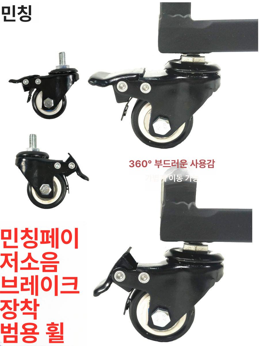 생화 꽃다발 진열대 검은색 스탠드 렉 싱글형 한 통 두 개 꽃 받침대 - 상세 이미지 4