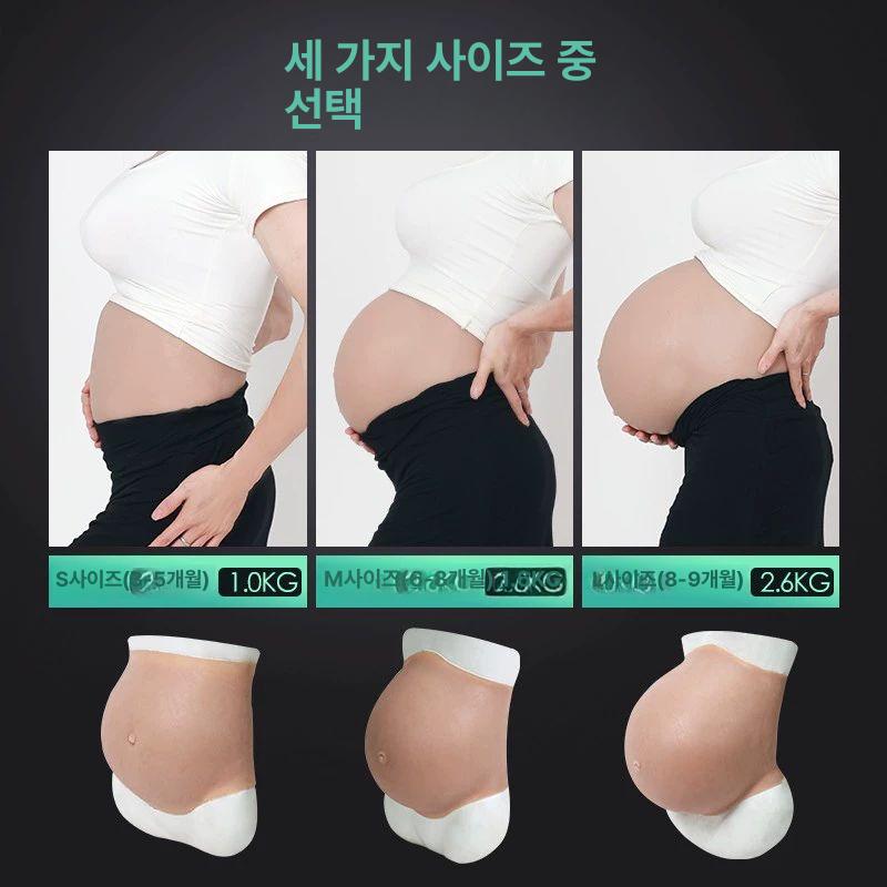 임산부 마네킹 분장 소품 실리콘 인형 촬영용 전시 디스플레이 모형 - 상세 이미지 2