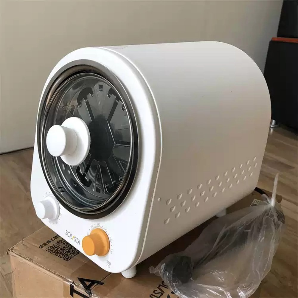 통돌이오븐 기계 볶음기 볶음 식당 5000W 업소용 데스크탑 중식당 300mm 자동 흰색 - 상품 이미지