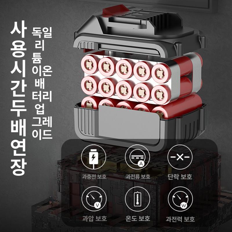 무선 전동 톱 배터리식 정원용 가지치기 절단기 리튬 충전 핸드형 소형 목공용 도구 - 상세 이미지 4