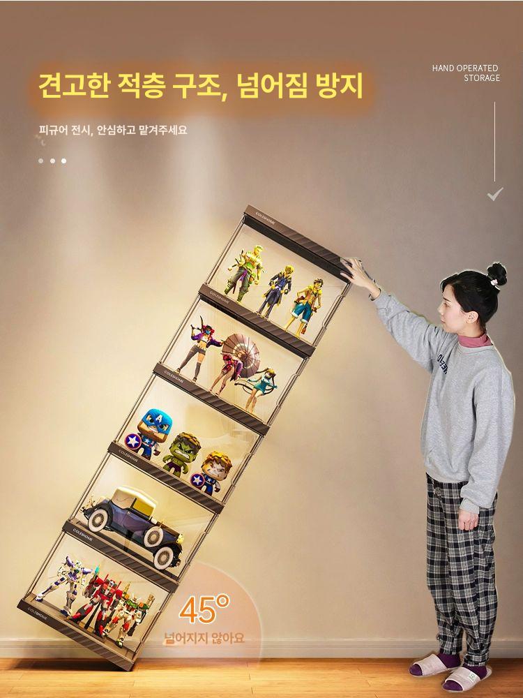 레고 장식장 아크릴 투명 수집 피규어 진열 케이스 보관함 아크릴케이스 이미지 6