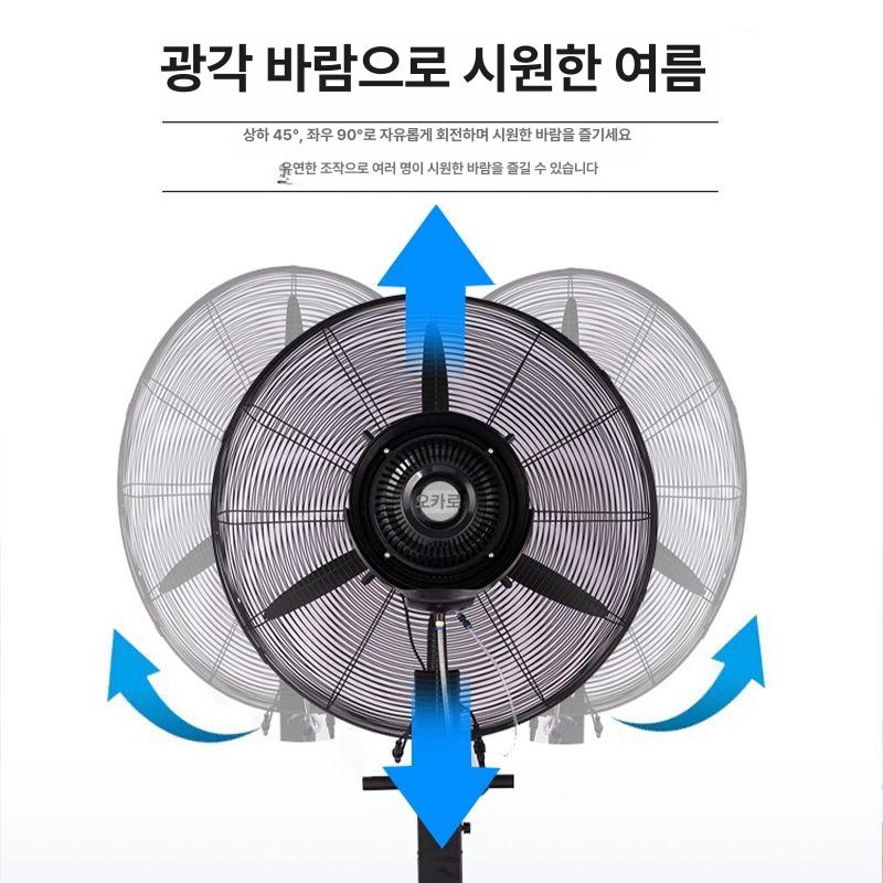 대형 수냉식 분무팬 축사 공장용 냉각 미스트 스프레이팬 더위 해소 고정형 - 상세 이미지 3