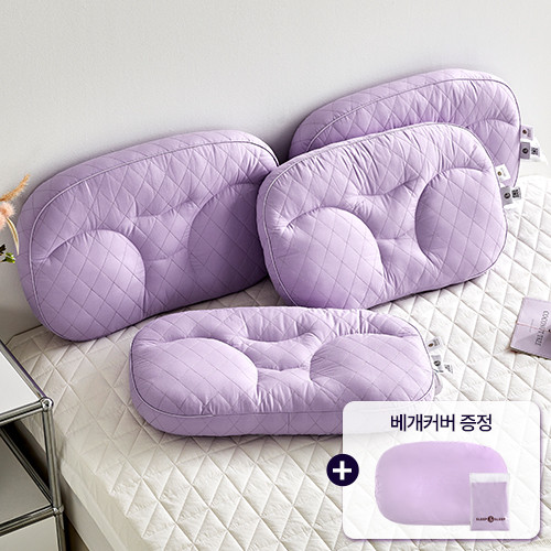 슬립앤슬립 아이유 깊은잠베개 퍼플 S+이지베개커버(퍼플)1P 사진 1