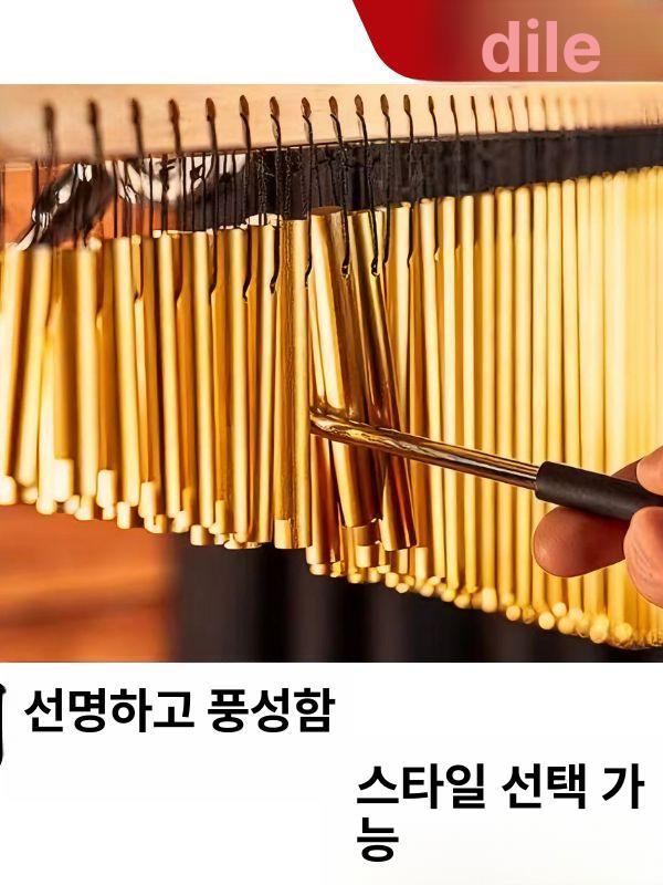 악기 윈드차임 교구 차임벨 홀더 사운드 연주 음악 스탠드포함 취미 심벌 종소리 풍경 - 상세 이미지 3